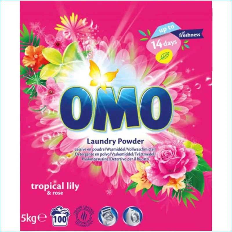 Omo proszek do prania 5kg/100 Tropical Lily&Rosa