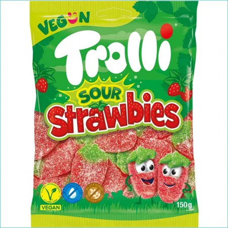 Trolli żelki 150g. Strawbies Sour /21/