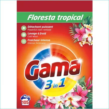 Vizir Gama proszek do prania 6,3kg/105 Floresta Tropical