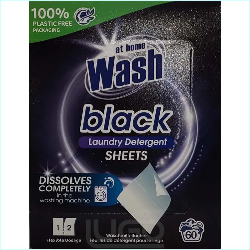 At home detergent  do prania w listkach 60 Black /24/