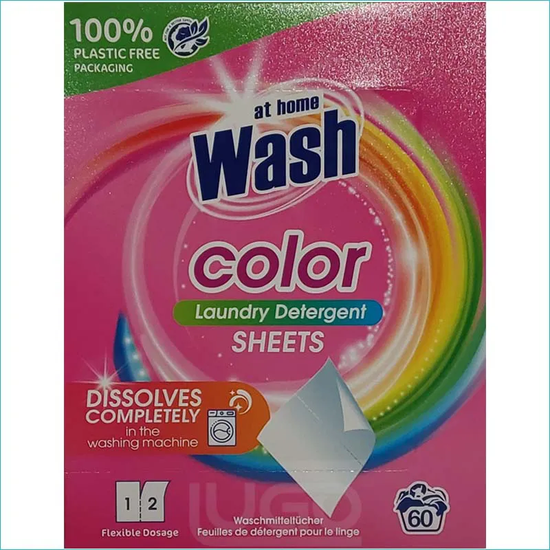 At home detergent  do prania w listkach 60 Color /24/