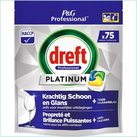 Dreft Platinum kapsułki do zmywarki 75szt Citron /3/