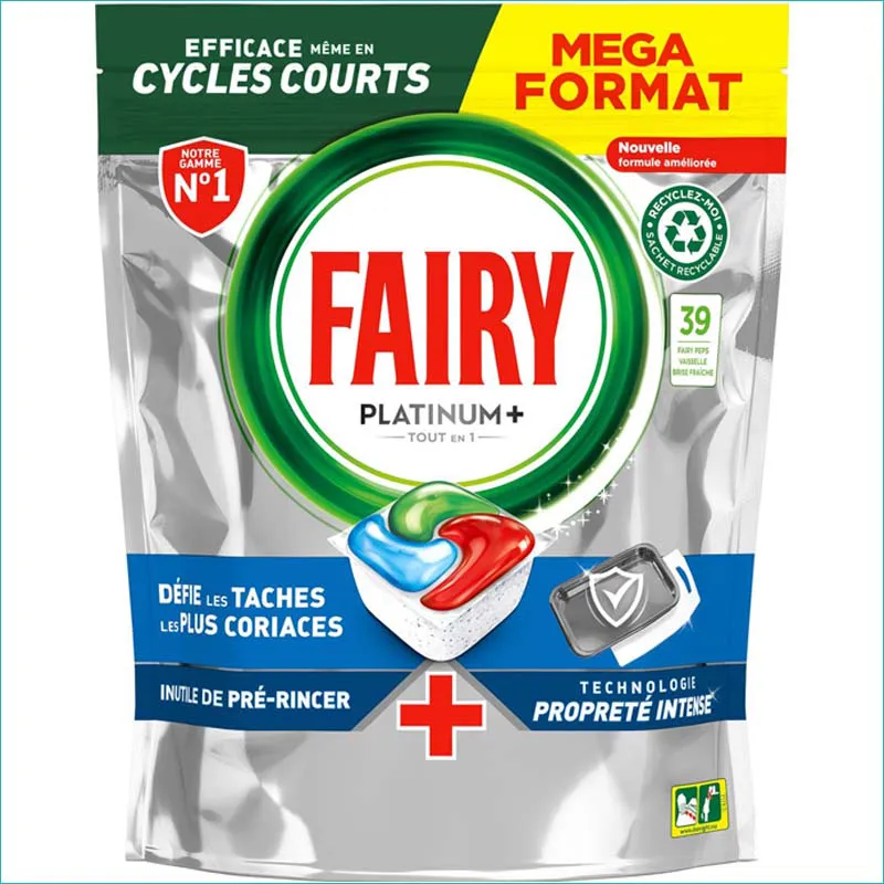 Fairy Platinum Plus kapsułki do zmywarki 39+ Blue /4/ Fairy Platinum Plus kapsułki do zmywarki 39+ Blue /4/