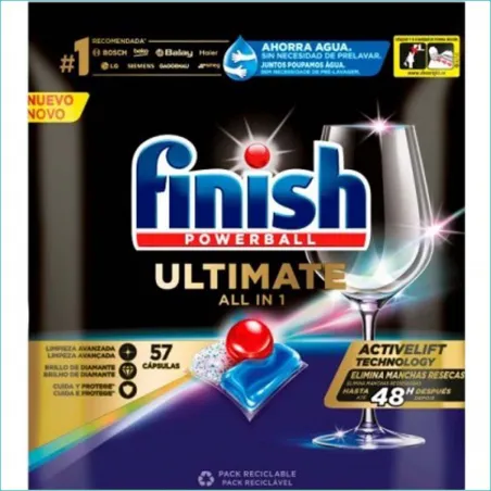 Finish All in 1 kapsułki do zmywarki 57szt. Ultimate /6/