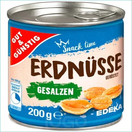 G&G Edeka Erdnusse orzeszki solone 200g. Data: 06/2026