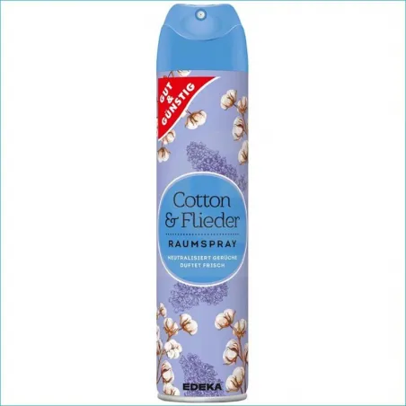 G&G odświeżacz spray 300ml. Cotton & Flieder /12/
