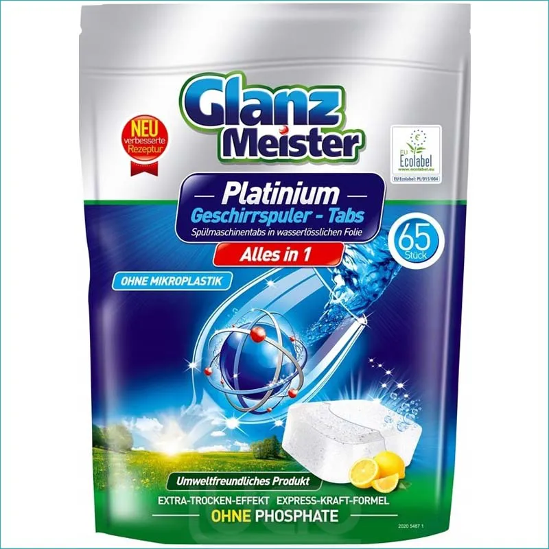 Glanz Meister Platinum tabletki do zmywarki 65szt.