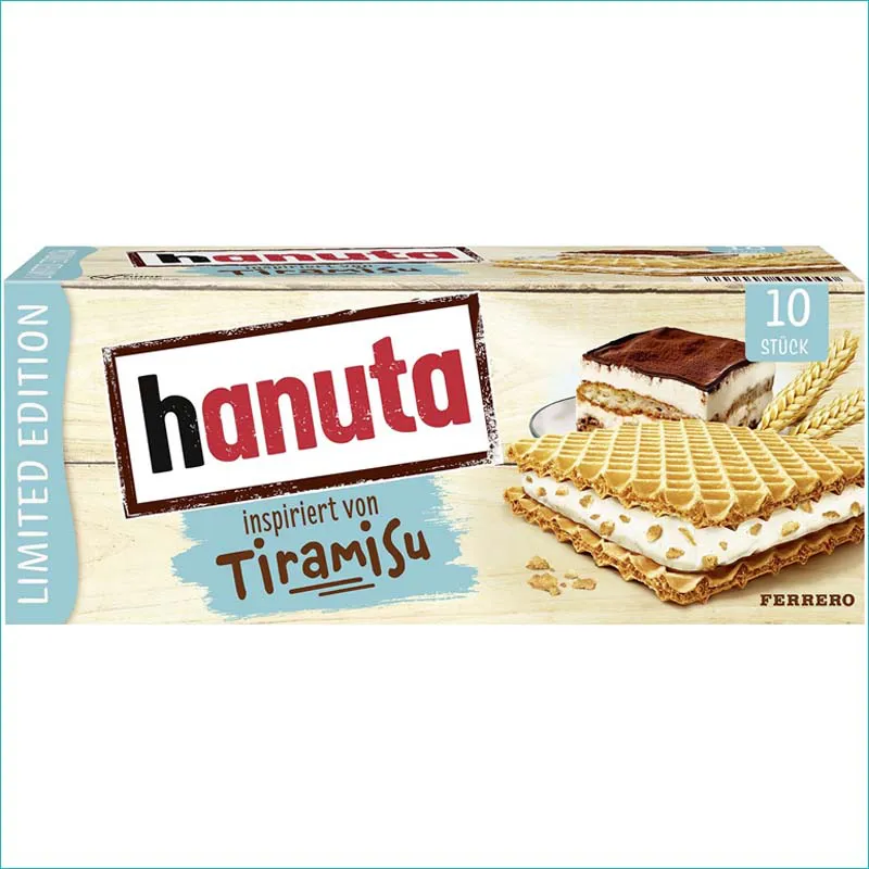 Hanuta wafelki z kremem 10szt. Tiramisu