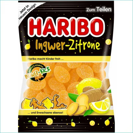 Haribo żelki 160g. Ingwer Zitrone /20/