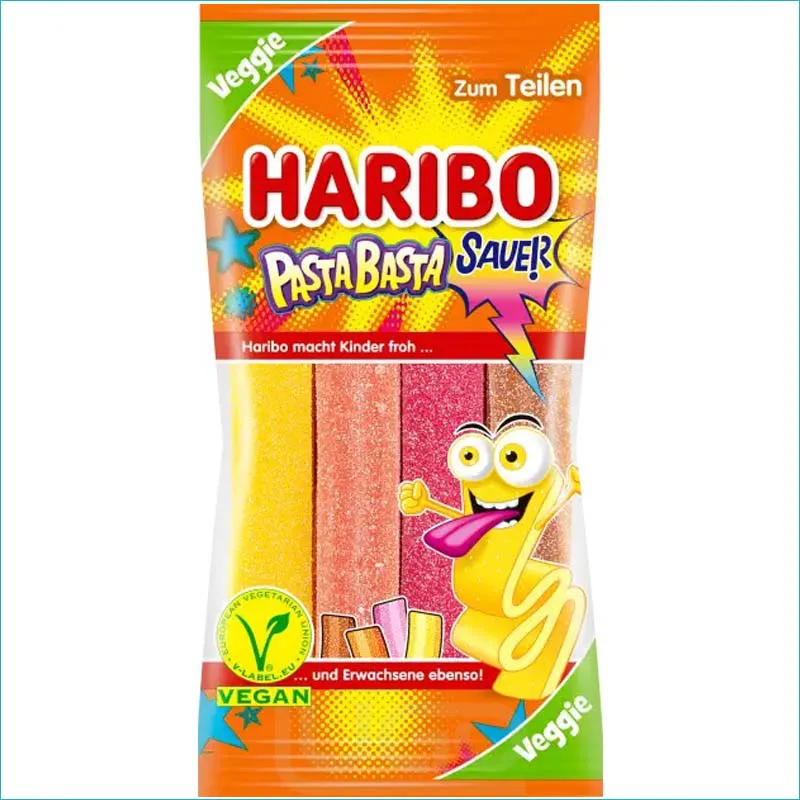 Haribo żelki 160g. Pasta Basta Sauer /18/ Haribo żelki 160g. Pasta Basta Sauer /18/