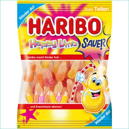 Haribo żelki 175g. Happy Limo