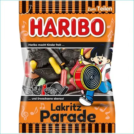 Haribo żelki 175g. Lakritz Parade