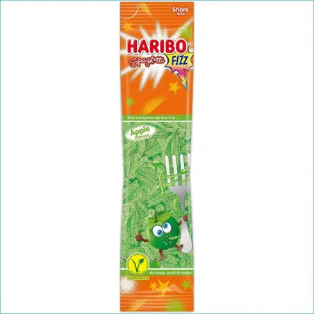 Haribo żelki 200g. Spaghetti Apple Flavour /15/