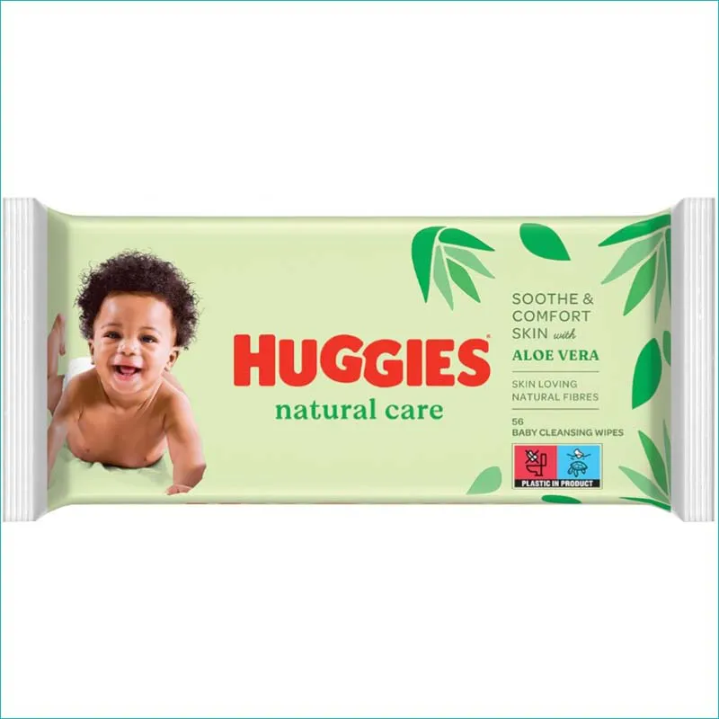 Huggies chusteczki nawilżane 56szt. Natural Care /10/