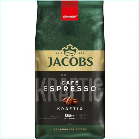 Jacobs ziarno 1kg. Espresso Kraftig /4/ Data ważności: 01.2027