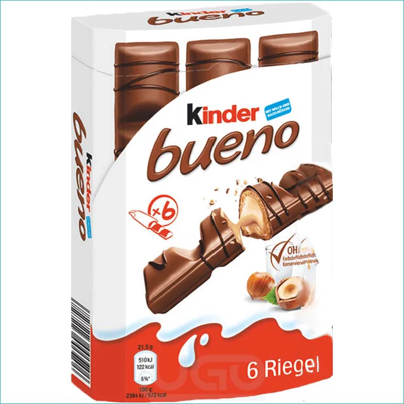 Kinder Bueno batonik z nadzieniem 6szt. Kinder Bueno batonik z nadzieniem 6szt.