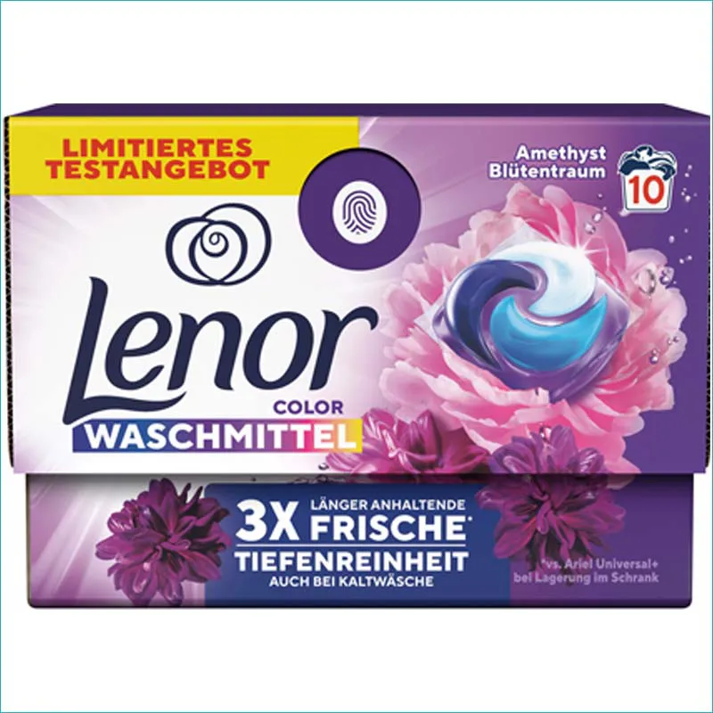Lenor 3w1 kapsułki do prania BOX 10szt. Color Amethyst /4/