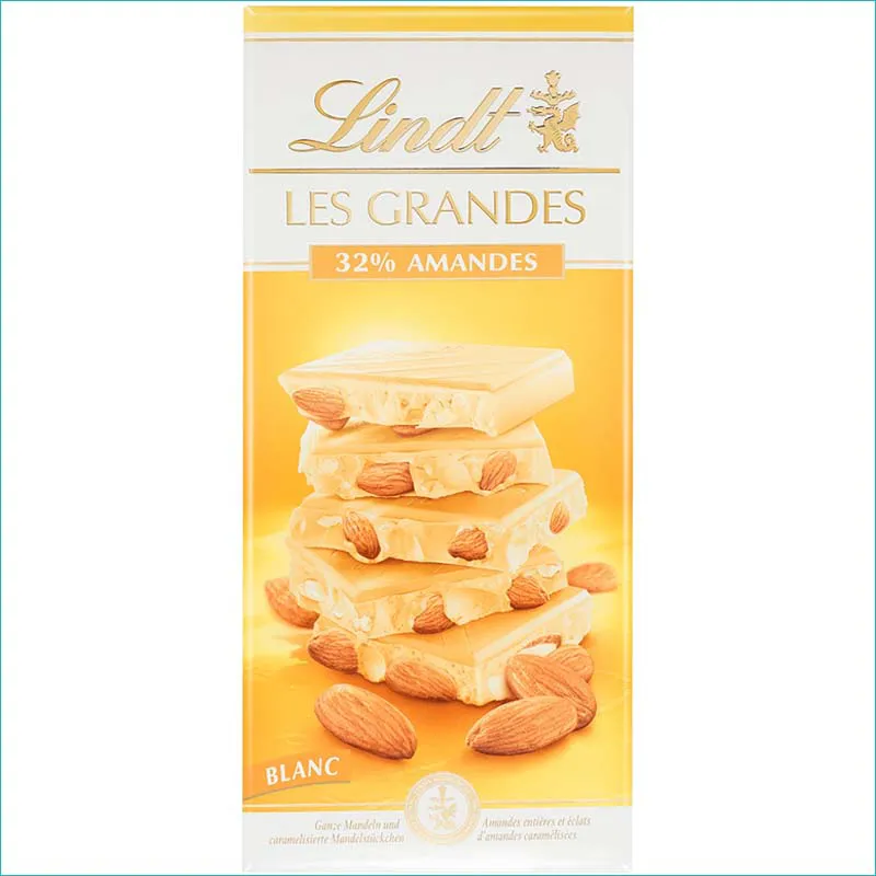 Lindt czekolada biała 150g. Migdał /3/