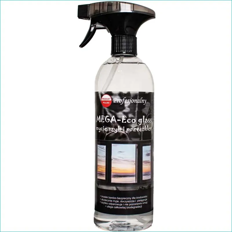 Mega Eco Glass płyn do mycia szyb i przeszkleń 750ml.