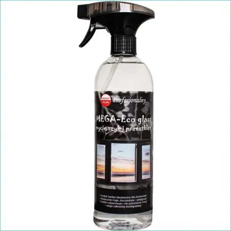 Mega Eco Glass płyn do mycia szyb i przeszkleń 750ml.