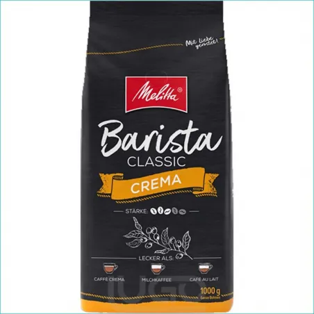 Kawa Melitta Barista Classic ziarno 1kg. Crema /8/