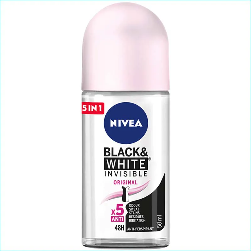 Nivea roll antyperspirant w kulce 50ml. Original Invisible /6/