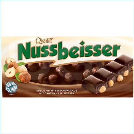 Nussbeisser czekolada gorzka z orzechami 100g. /40/ 01.07.2026