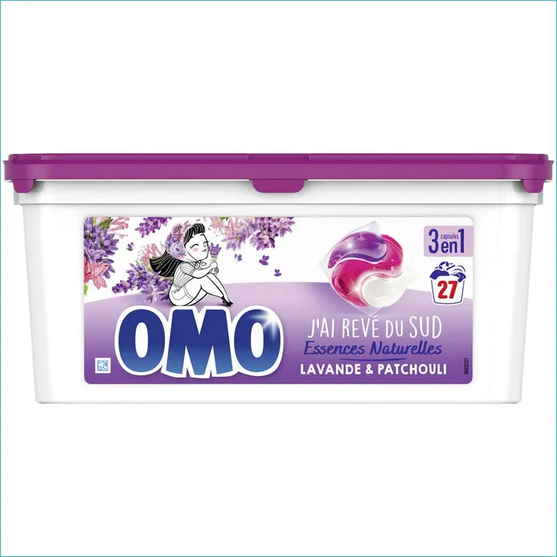 Omo kapsułki do prania 27szt. Lavande