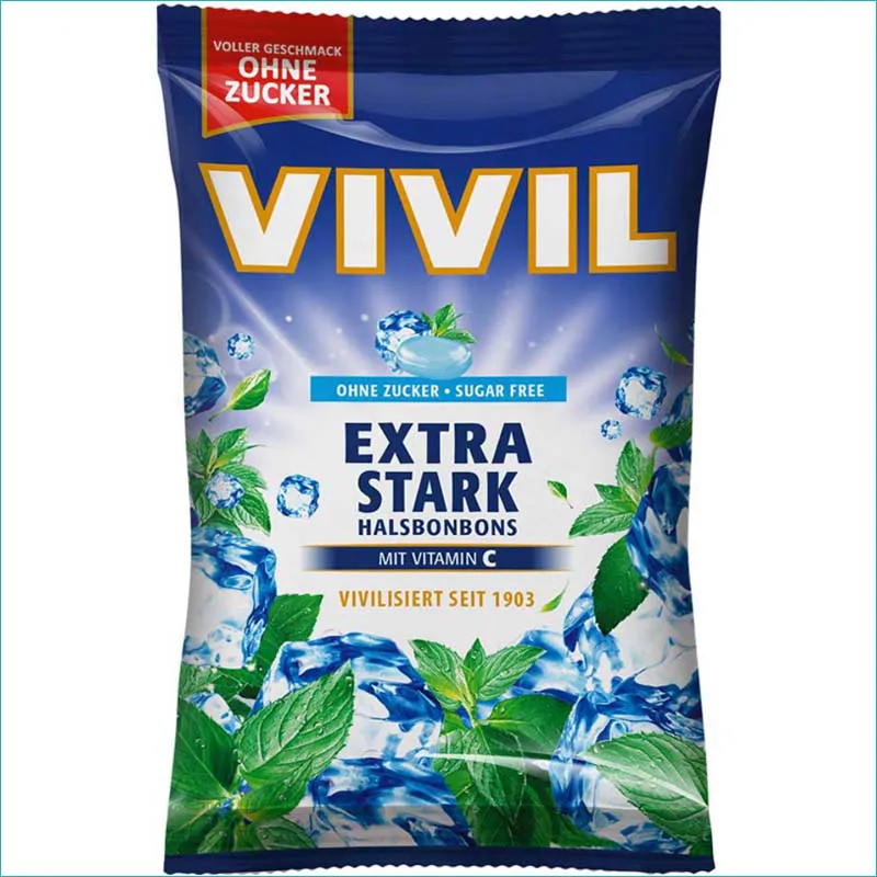 Vivil cukierki bez cukru 120g. Extra Stark