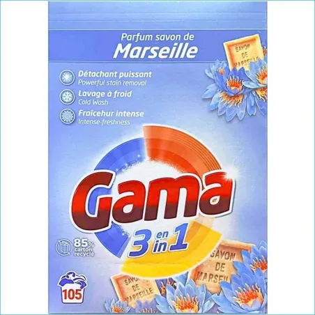 Vizir Gama proszek do prania 5,775kg/105 Marseille
