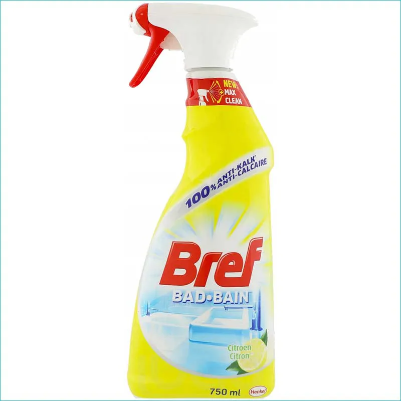 Bref Bad Bain spray do czyszcz. łazienki 750ml. Bref Bad Bain spray do czyszcz. łazienki 750ml.