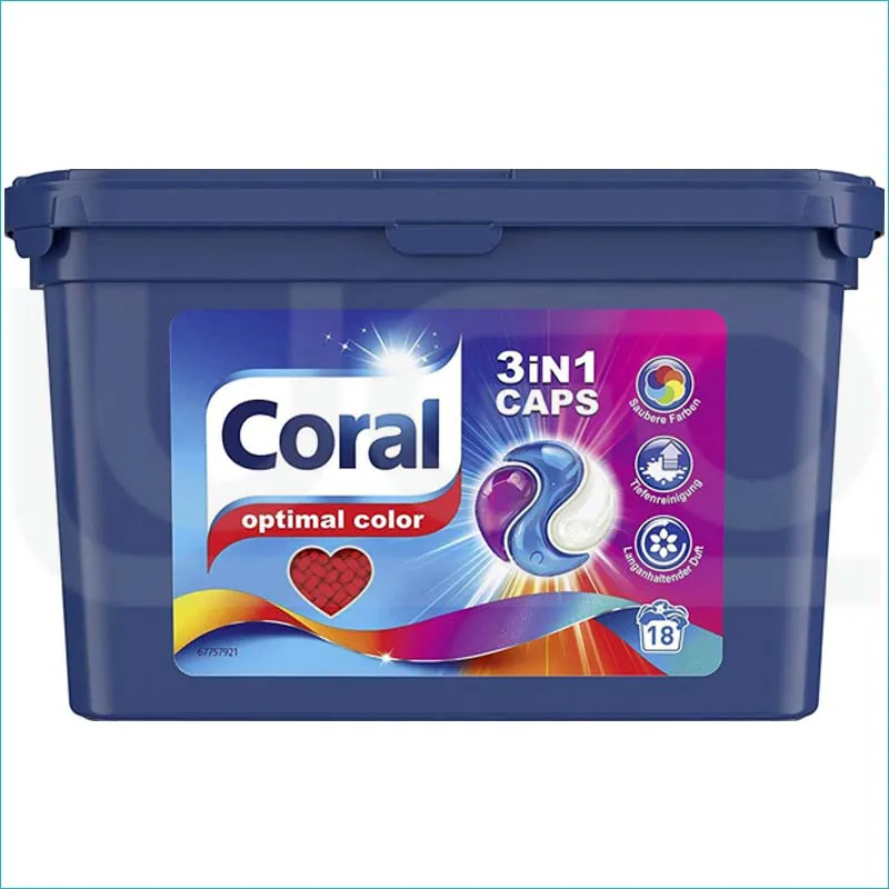 Coral kapsułki do prania 18szt. Optimal Color /3/ Coral kapsułki do prania 18szt. Optimal Color /3/
