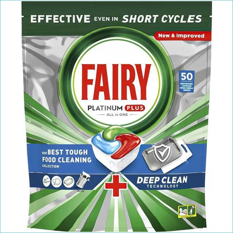 Fairy Platinum Plus kapsułki do zmywarki 50+ Blue /4/ Fairy Platinum Plus kapsułki do zmywarki 50+ Blue /4/