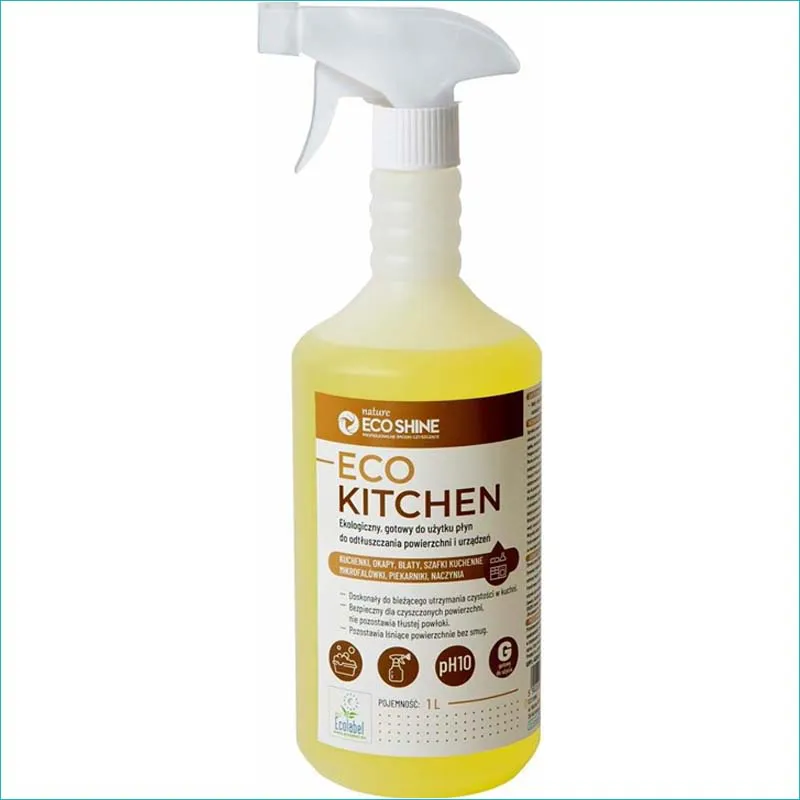 Eco Shine Kitchen płyn do odtłuszczania powierzchni i urządzeń 1l. /12/