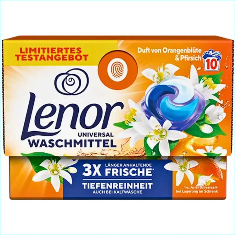 Lenor kapsułki do prania BOX 10szt. Uniwersal Orangeblute /4/