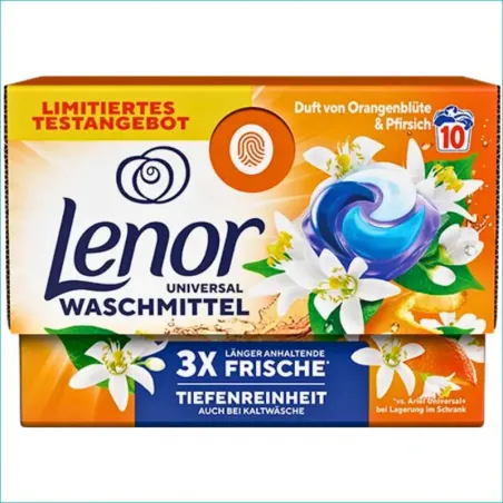 Lenor kapsułki do prania BOX 10szt. Uniwersal Orangeblute /4/