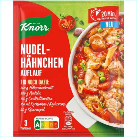 Knorr przyprawa 41g. Nudel-Hahnchen Auflauf