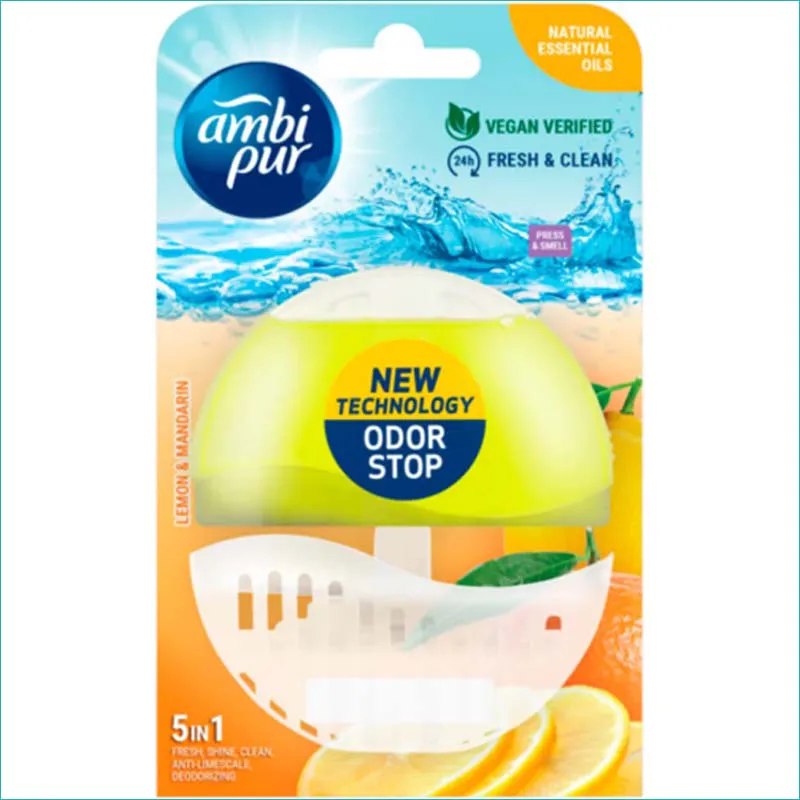 Ambi Pur zawieszka do WC 55ml. Lemon&Mandarin /12/