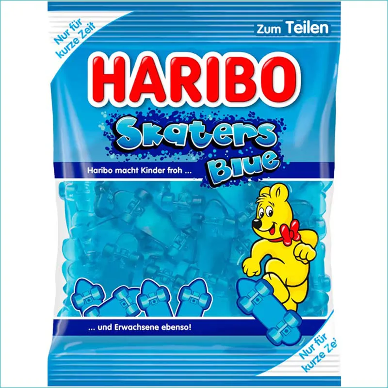 Haribo żelki 175g. Skaters Blue