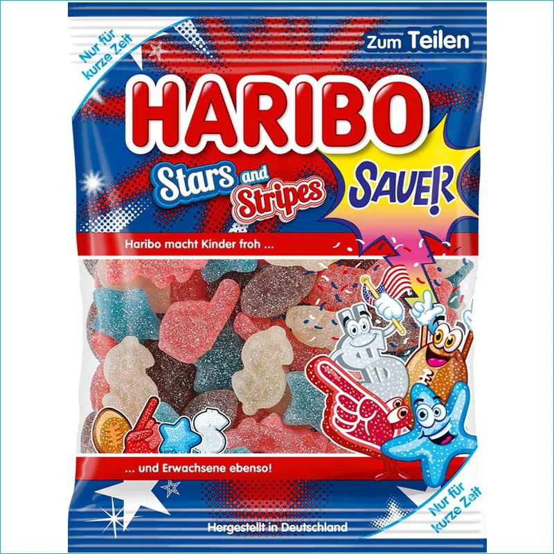 Haribo żelki 175g. Stars and Stripes