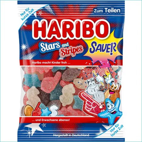 Haribo żelki 175g. Stars and Stripes