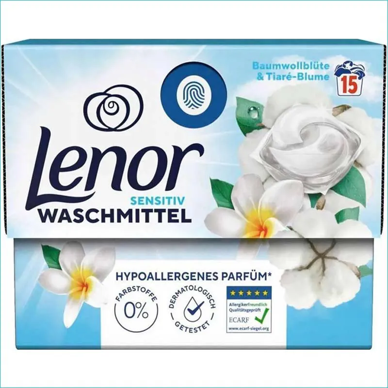 Lenor 3w1 kapsułki do prania 15szt. Sensitiv /4/
