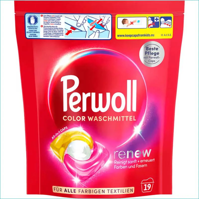 Perwoll kapsułki do prania 19szt. Color Renew /6/
