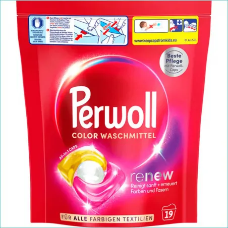 Perwoll kapsułki do prania 19szt. Color Renew /6/