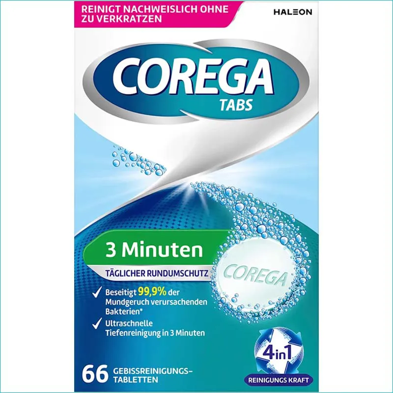 Corega Tabs tabletki do czyszczenia protez 66szt. /6/