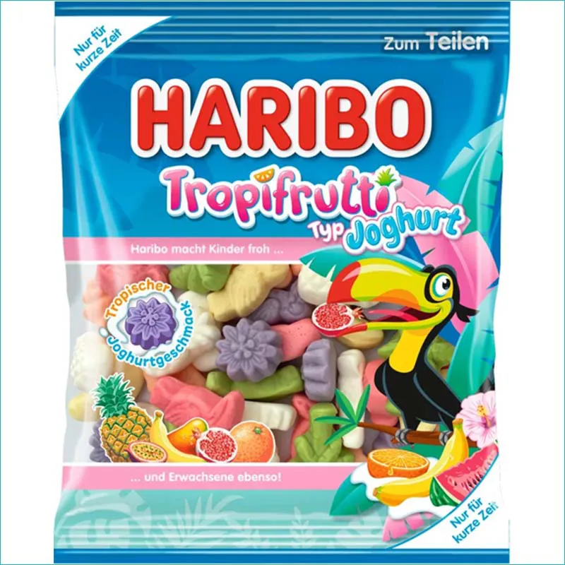 Haribo żelki 160g. Tropifrutti Joghurt