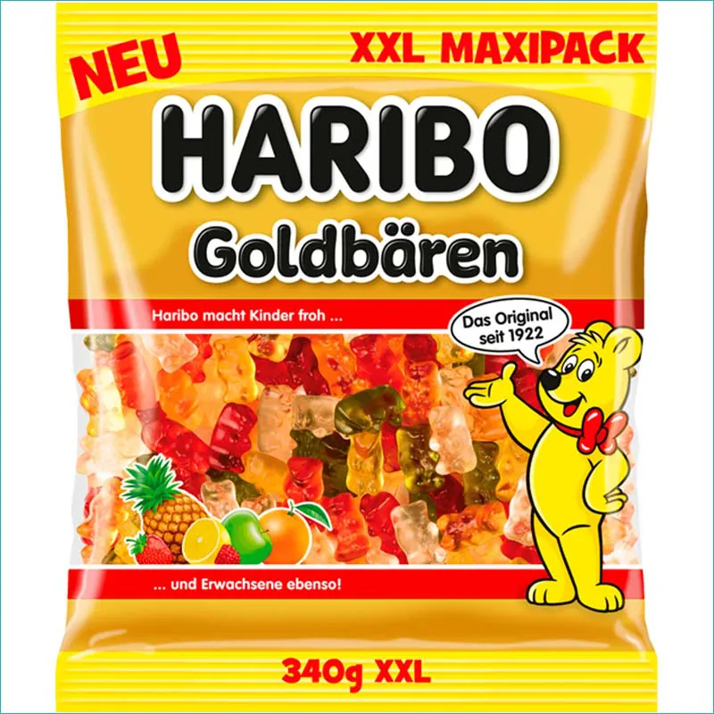 Haribo żelki 340g. Goldbaren