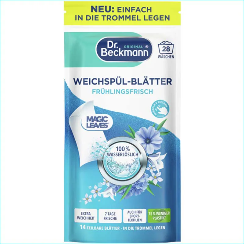 Dr. Beckmann płyn do płukania w listkach 28szt. Fruhlingsfrisch /12/