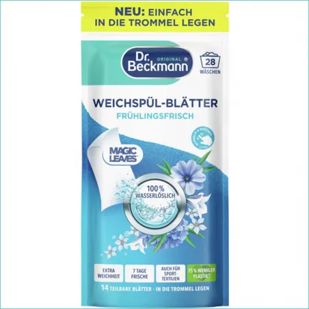 Dr. Beckmann płyn do płukania w listkach 28szt. Fruhlingsfrisch /12/