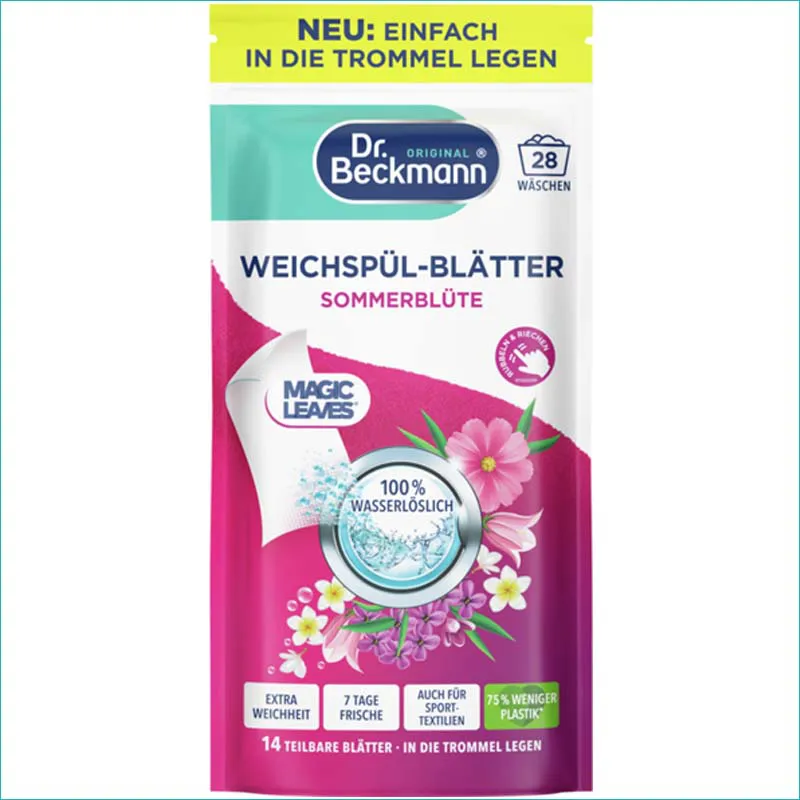 Dr. Beckmann płyn do płukania w listkach 28szt. Sommerblute /12/